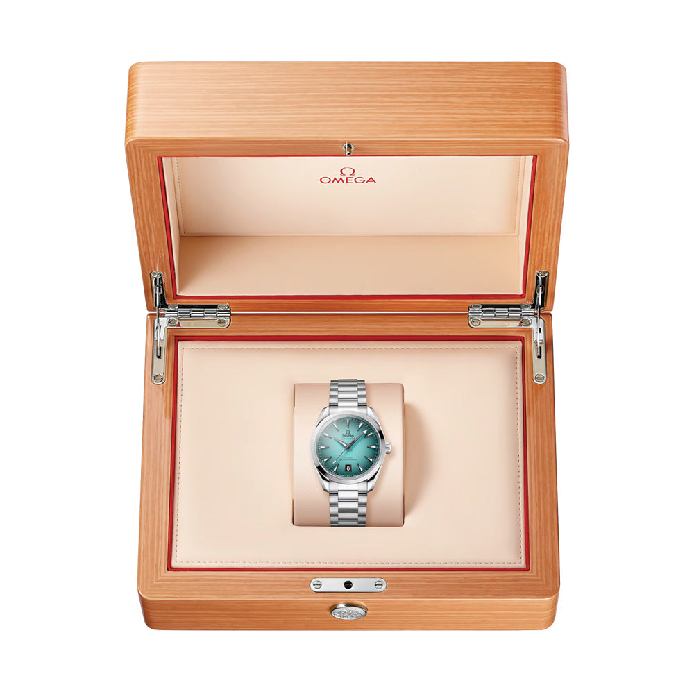 Seamaster Aqua Terra 150M 38mm - Turkoois op armband