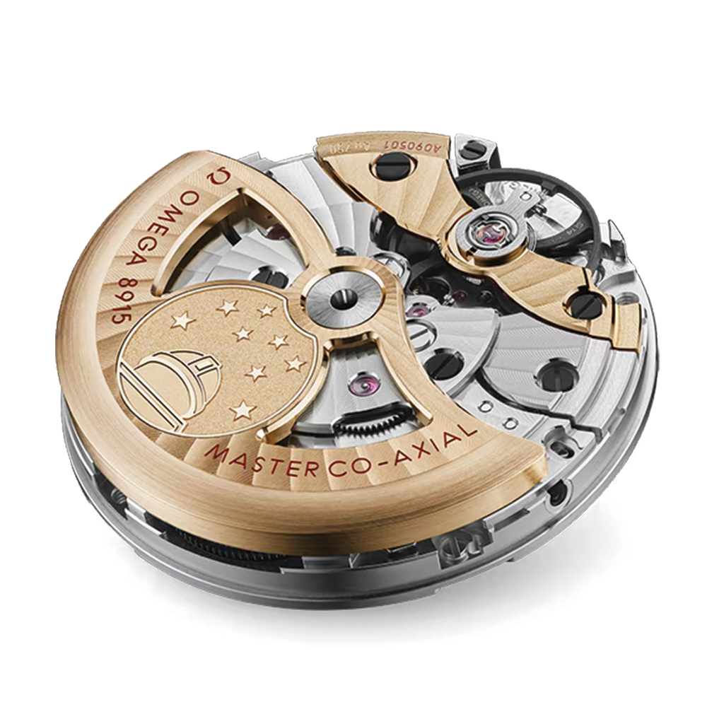 Constellation Observatory Moonshine™ Gold 39.4 ملم - ذهبي على حزام جلدي