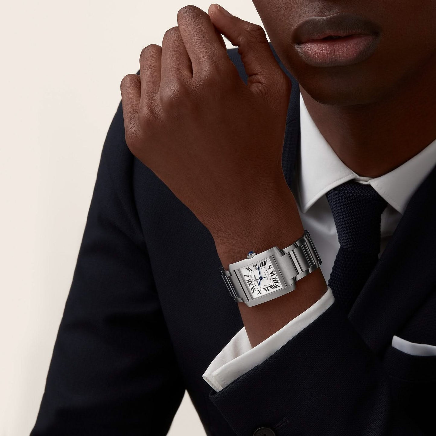 CARTIER Tank Française Groot Horlosie