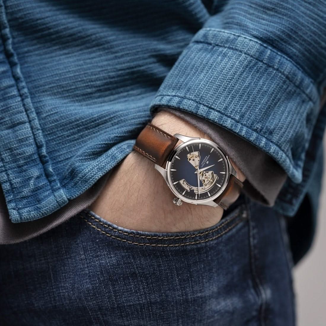 HAMILTON Jazzmaster Open Heart 40mm Watch