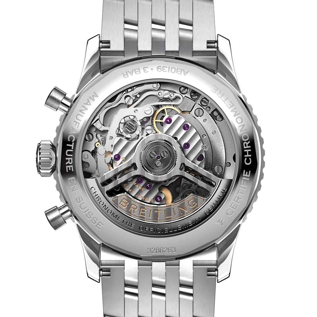 BREITLING Navitimer B01 Chronograph White Dial 41mm Watch