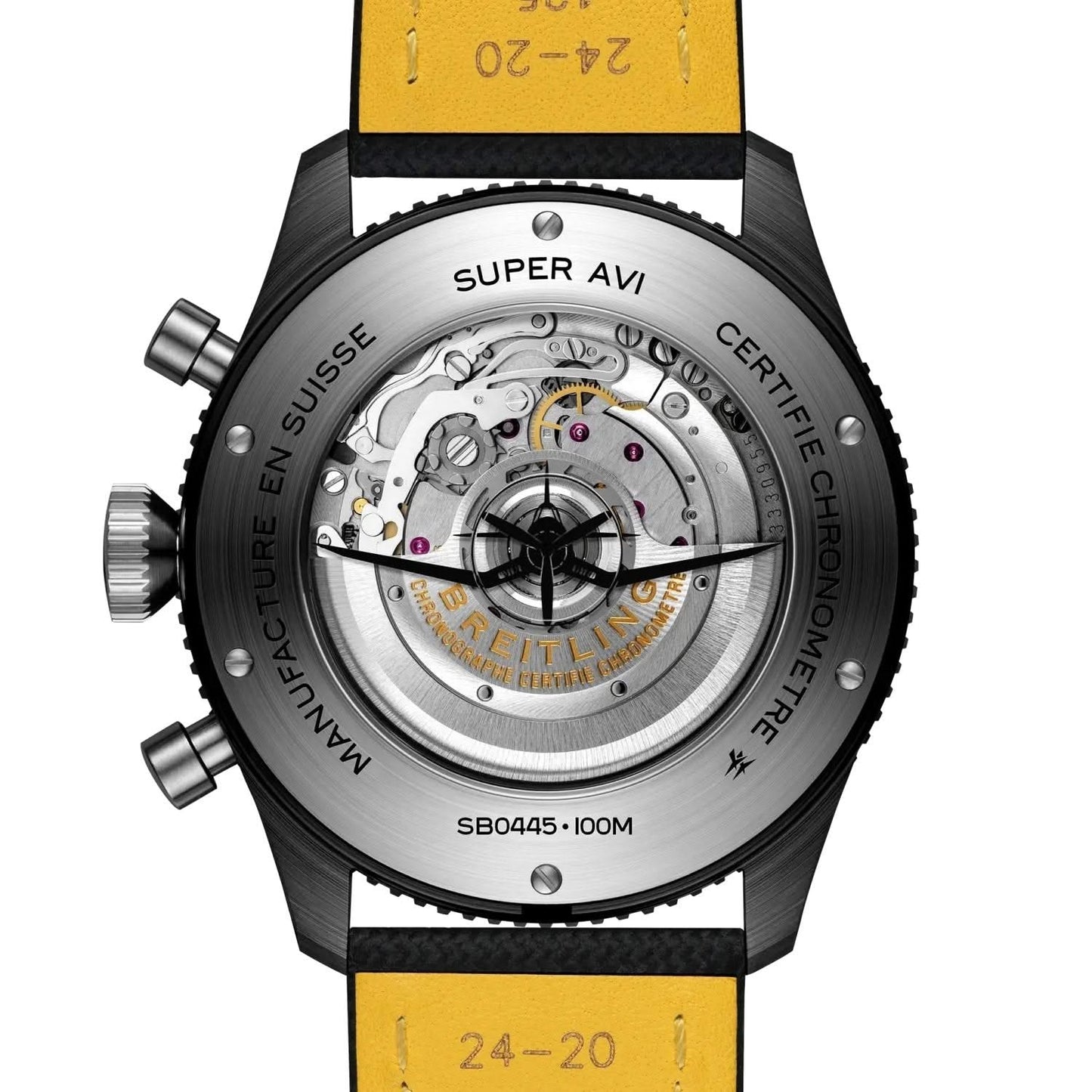 BREITLING Super AVI B04 Chronograph GMT 46 Huldeblyk aan Vought F4U Corsair