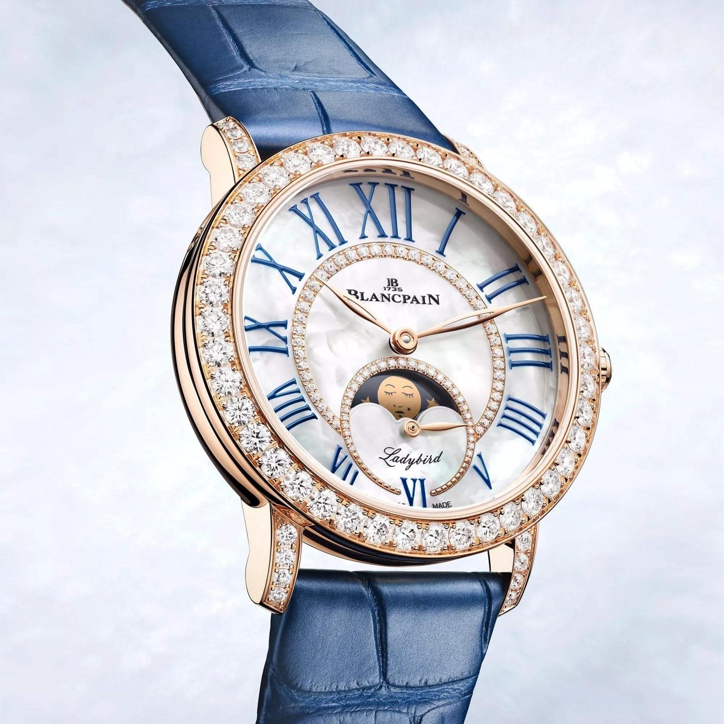 Montre Blancpain Ladybird Colors Phases de Lune 35 mm