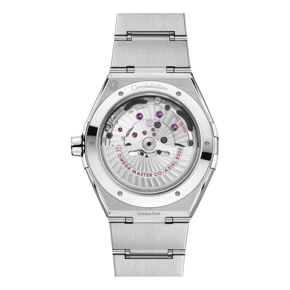 Konstellasie 41mm - Grys meteoriet op armband