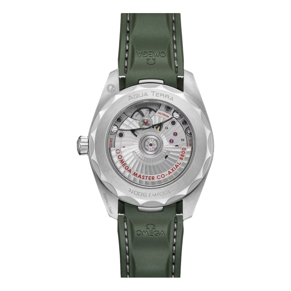 Seamaster Aqua Terra 150M 38 mm - Groen op band