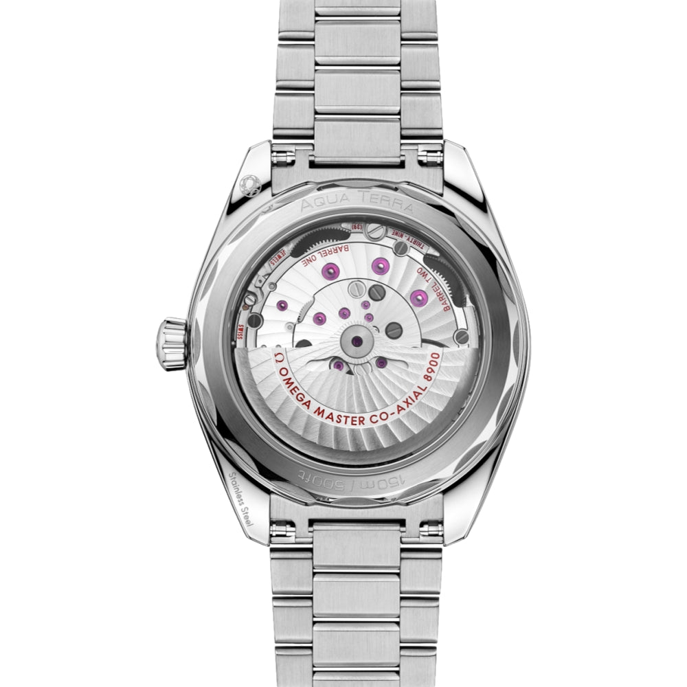Seamaster Aqua Terra 150M 41mm - Swart gelakt op armband