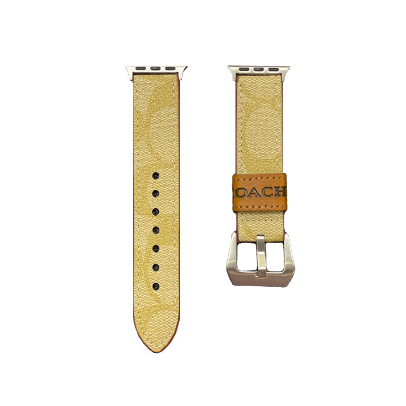 Leather Classic Apple Watch Band Dark brown-YHK244221710