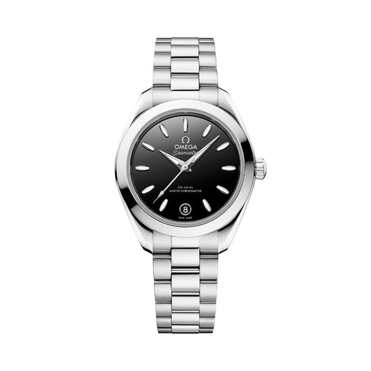Seamaster Aqua Terra 150M 30 мм - чорний на браслеті