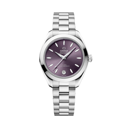 Seamaster Aqua Terra 150M 30 мм - фіолетовий на браслеті