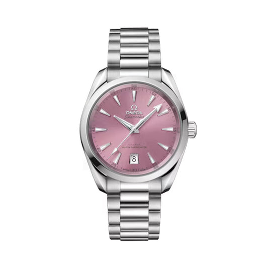 Seamaster Aqua Terra Shades 38mm - Shell Pink на браслеті