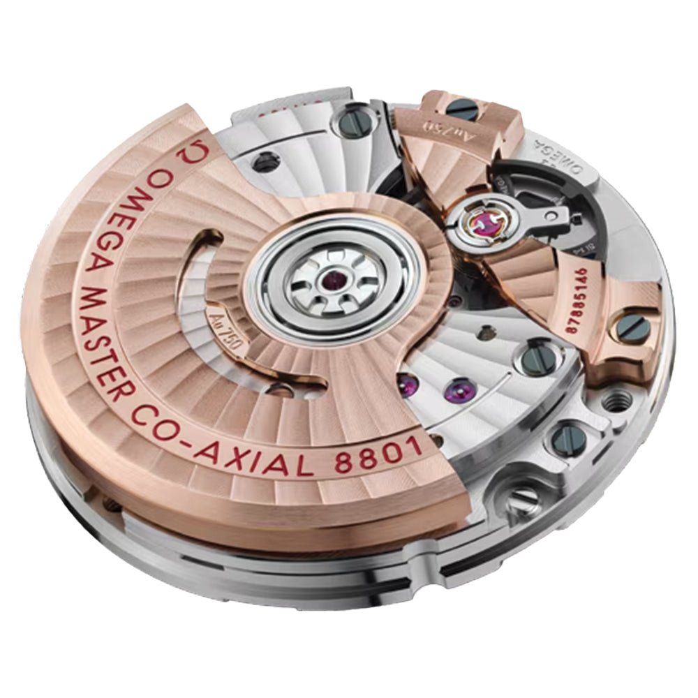 Seamaster Diver 300M Sedna™ Gold 42 mm - Noir sur bracelet en caoutchouc
