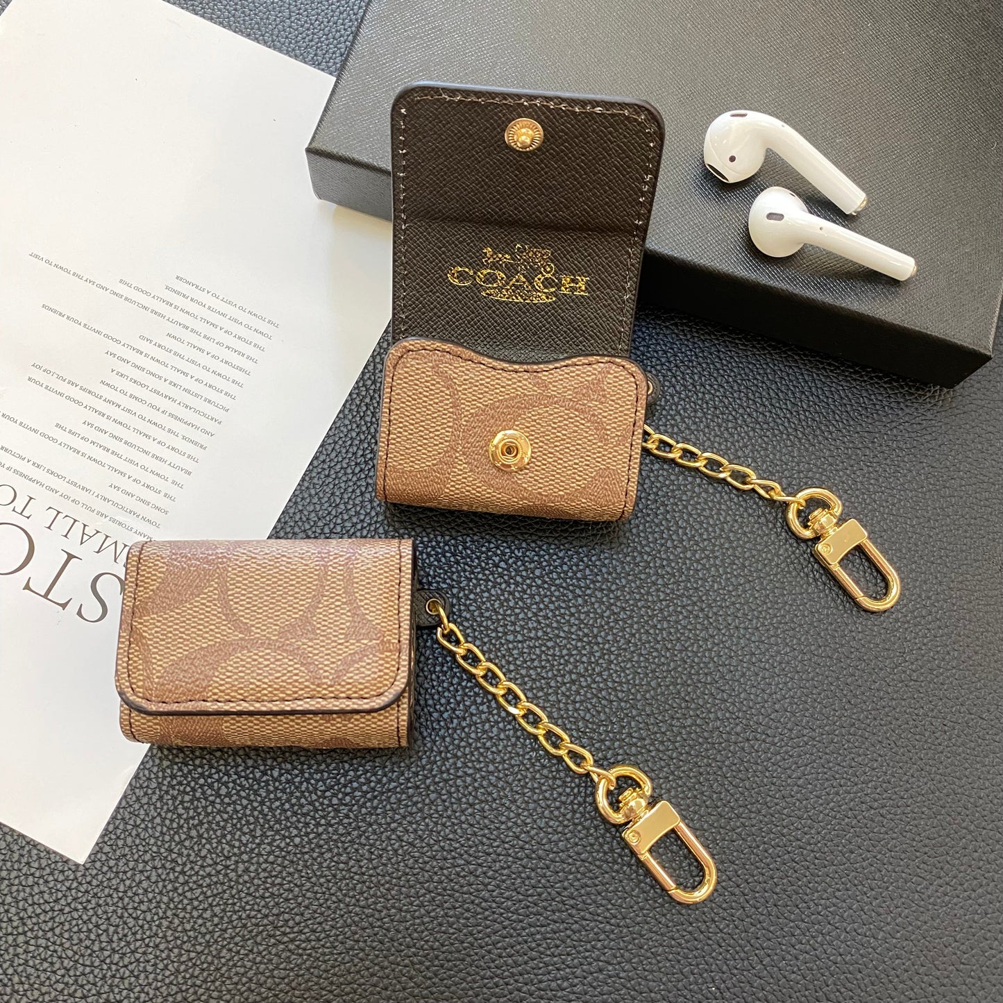 Luxury Classic AirPods 3rd Generation Cases Light Brown-YH240425