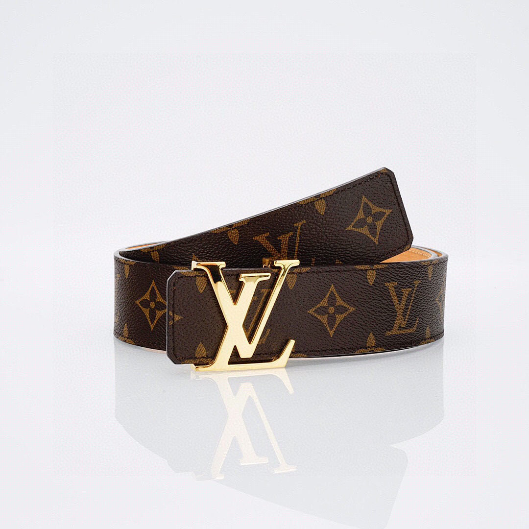 Luukse monogramgordel met goue gespe