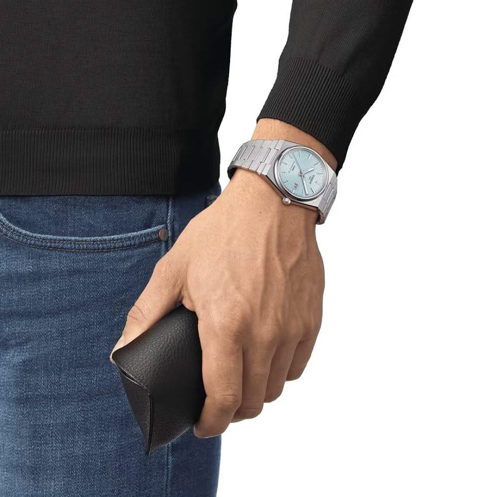 TISSOT PRX Powermatic 80 Ice Blue 40mm Horlosie