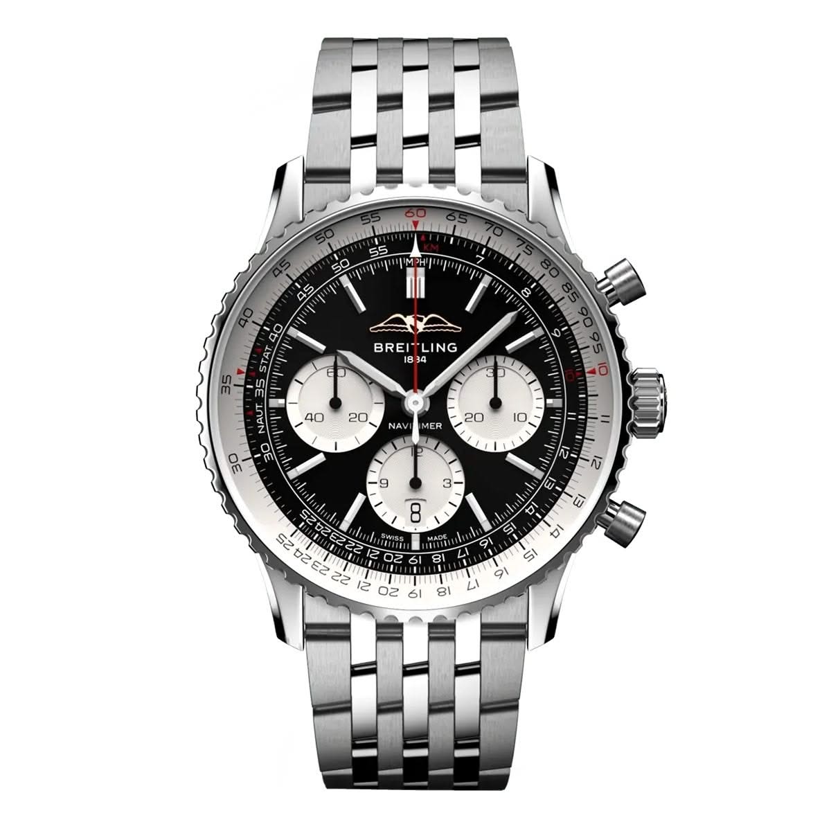 BREITLING Navitimer B01 Chronograph Black Dial 43mm Watch