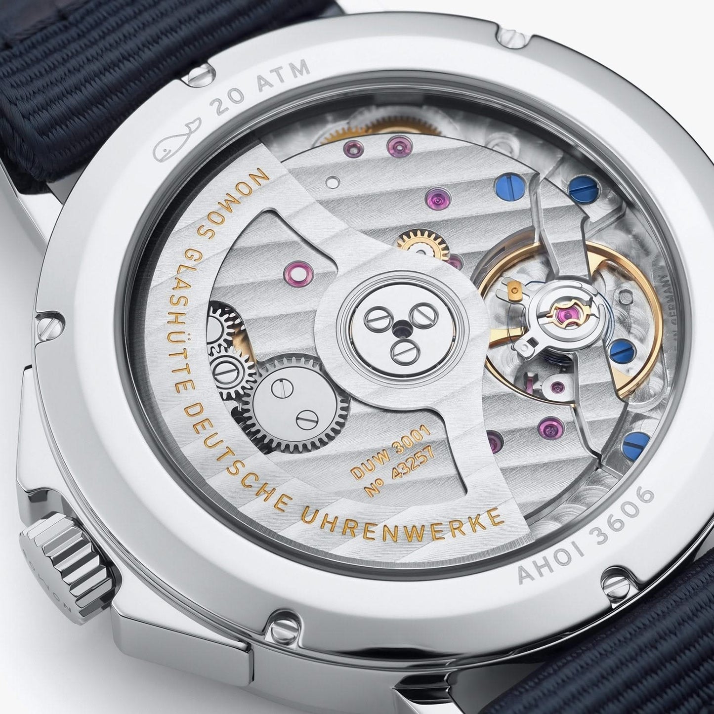 NOMOS Ahoi Neomatik Atlantic 36.3mm horlosie