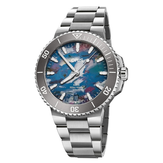 Годинник ORIS Aquis Date Upcycle 43,5 мм