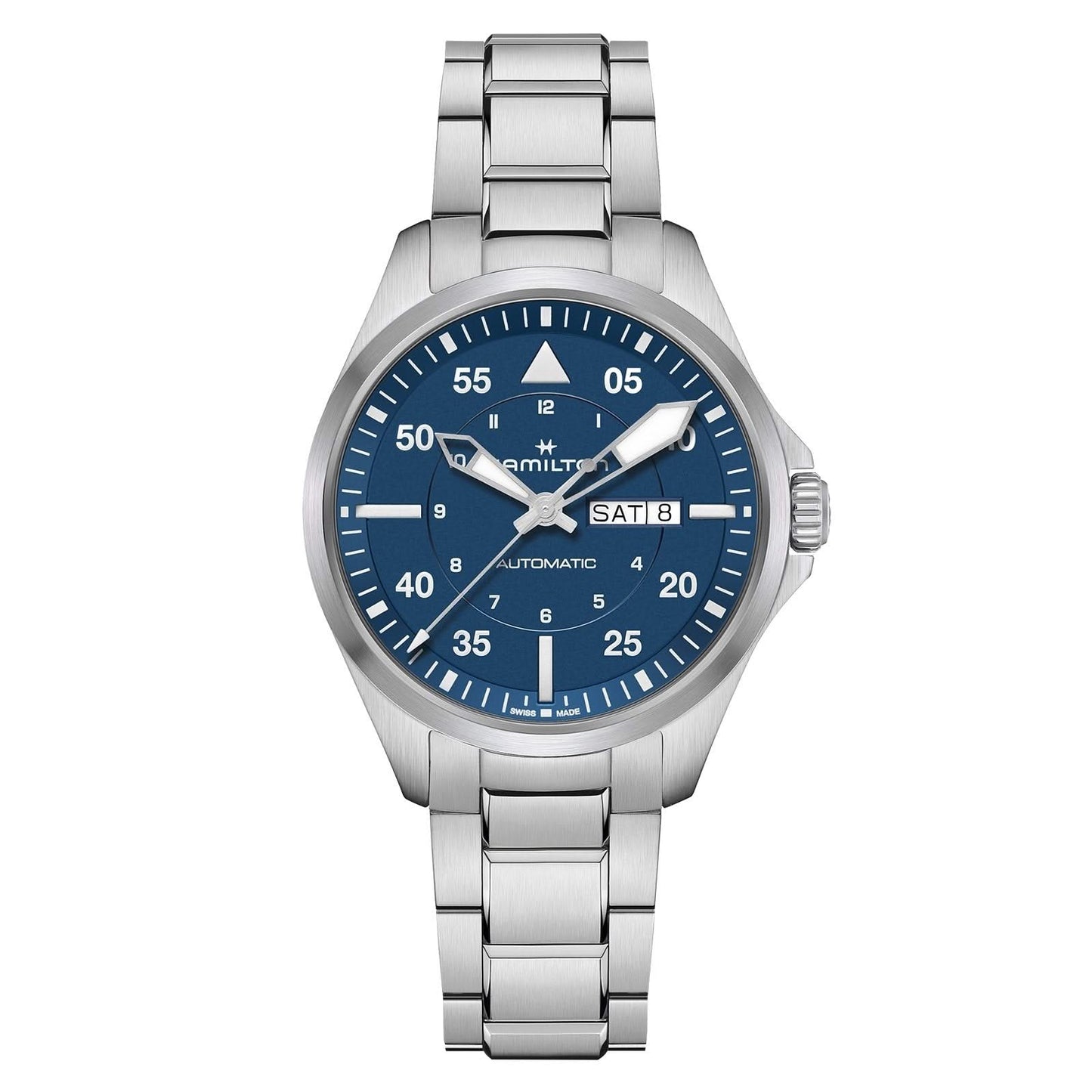 HAMILTON Khaki Aviation Pilot Day Date Auto 42mm Watch