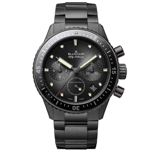Montre Blancpain Fifty Fathoms Bathyscaphe Chronographe Flyback 43,6 mm