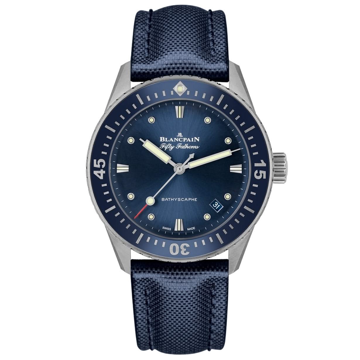 Blancpain Fifty Fathoms Bathyscaphe 38mm Watch