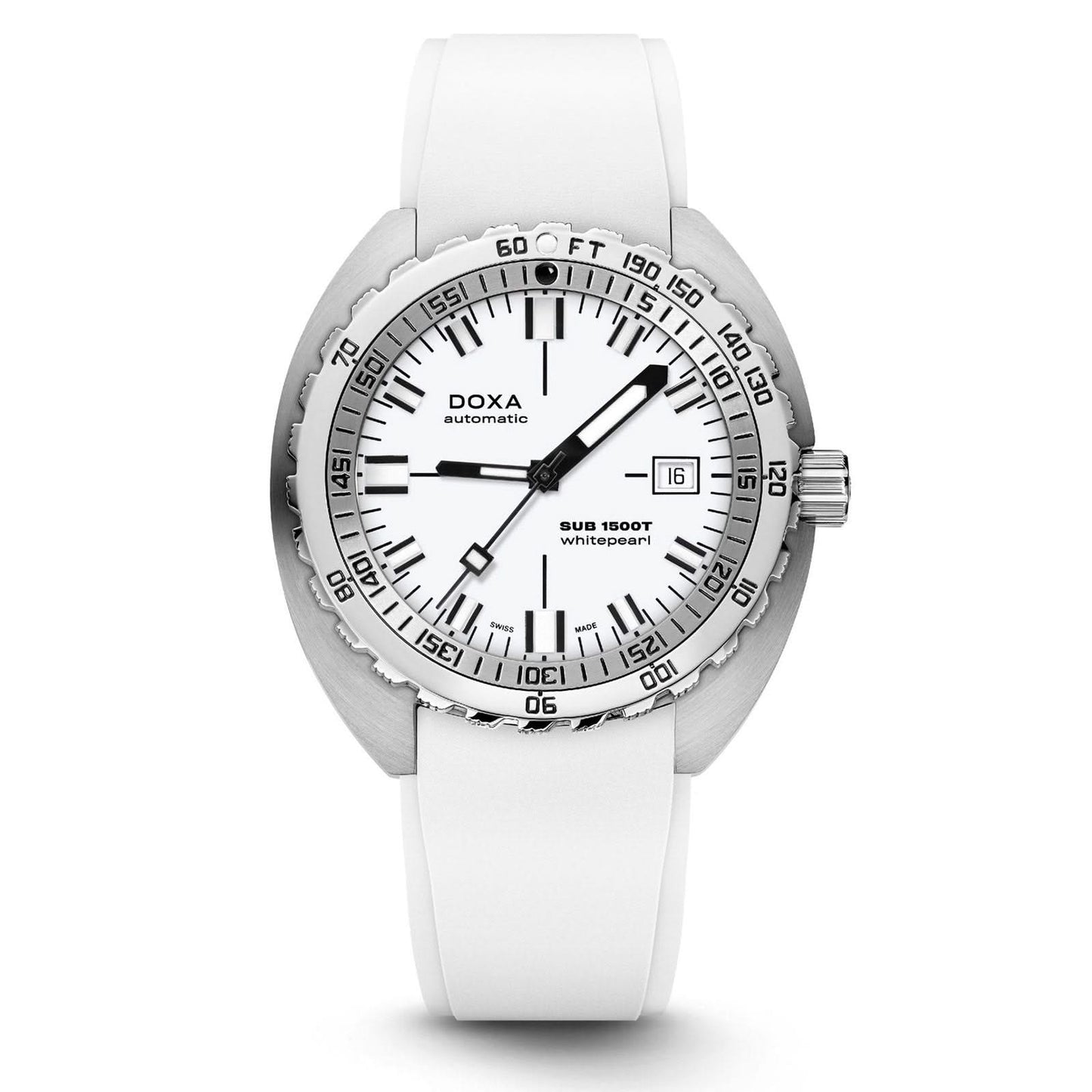 DOXA SUB 300T Whitepearl Horlosie