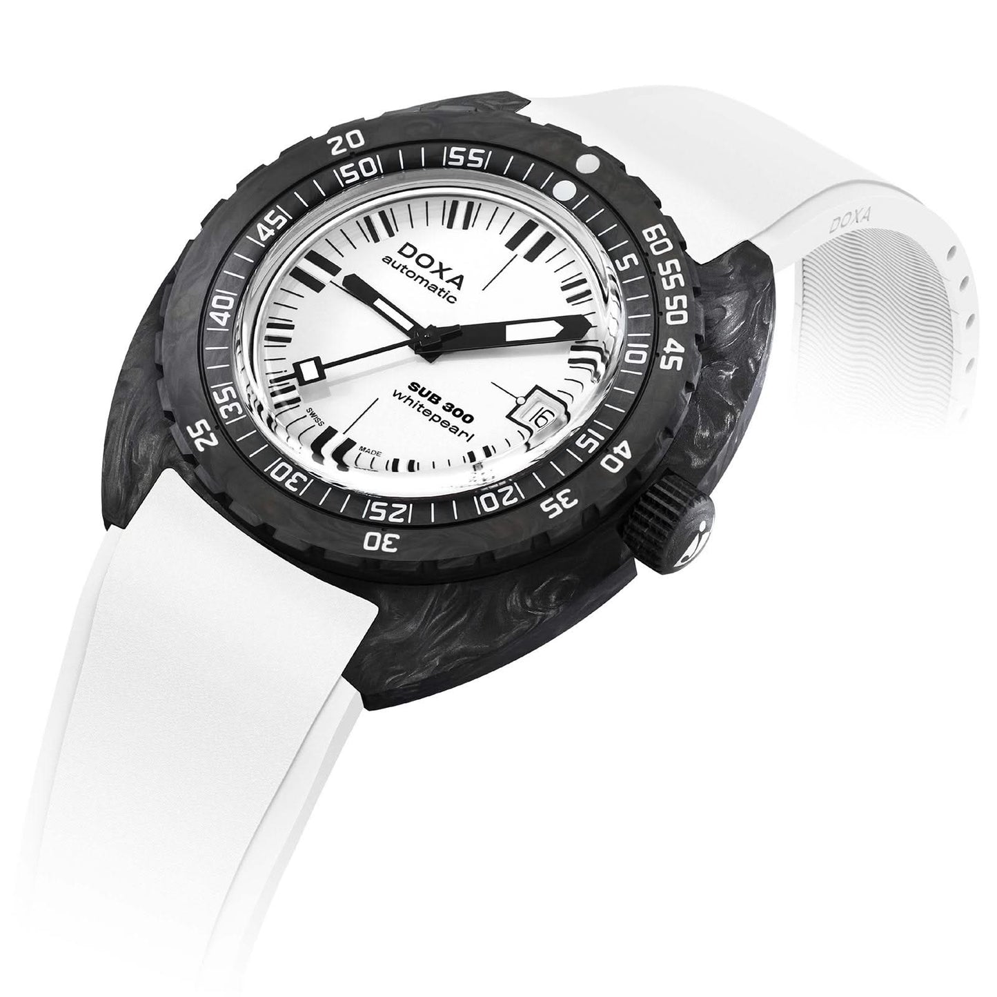 DOXA SUB 300 Carbon Whitepearl Watch