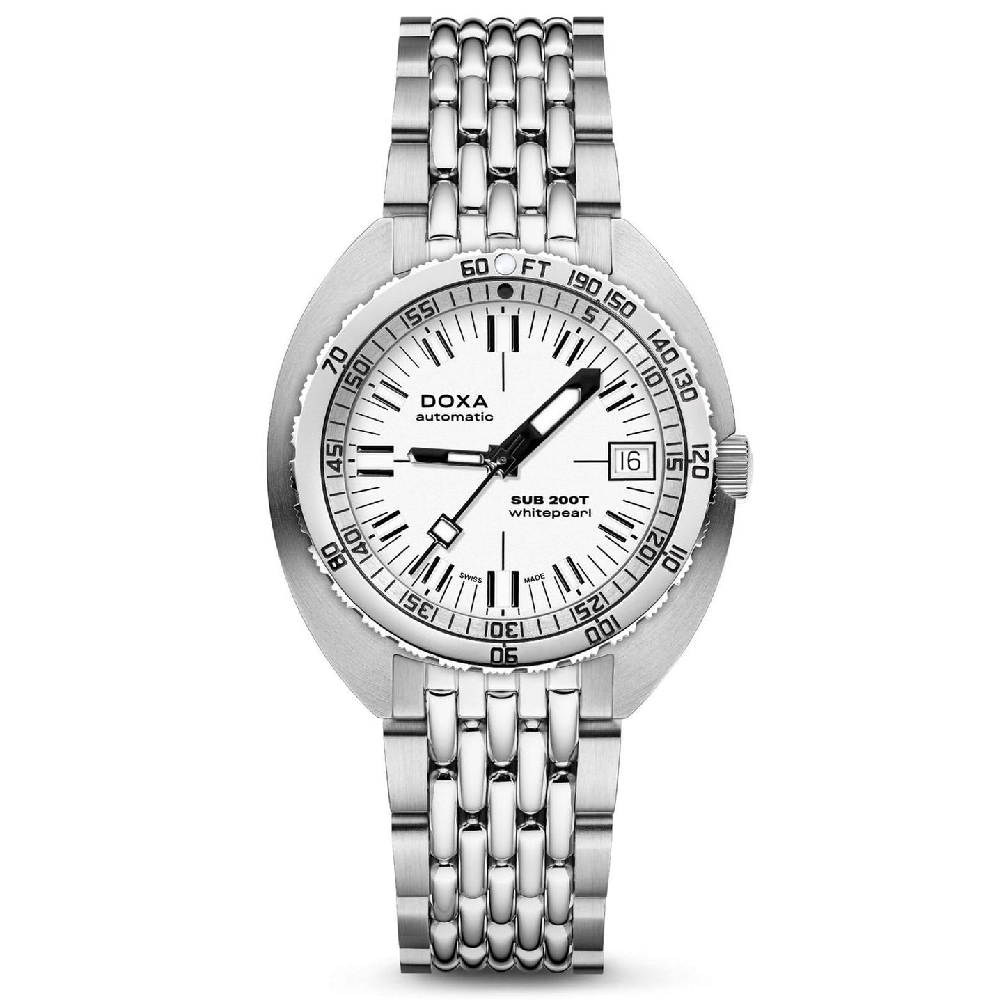 DOXA SUB 200T Whitepearl Horlosie