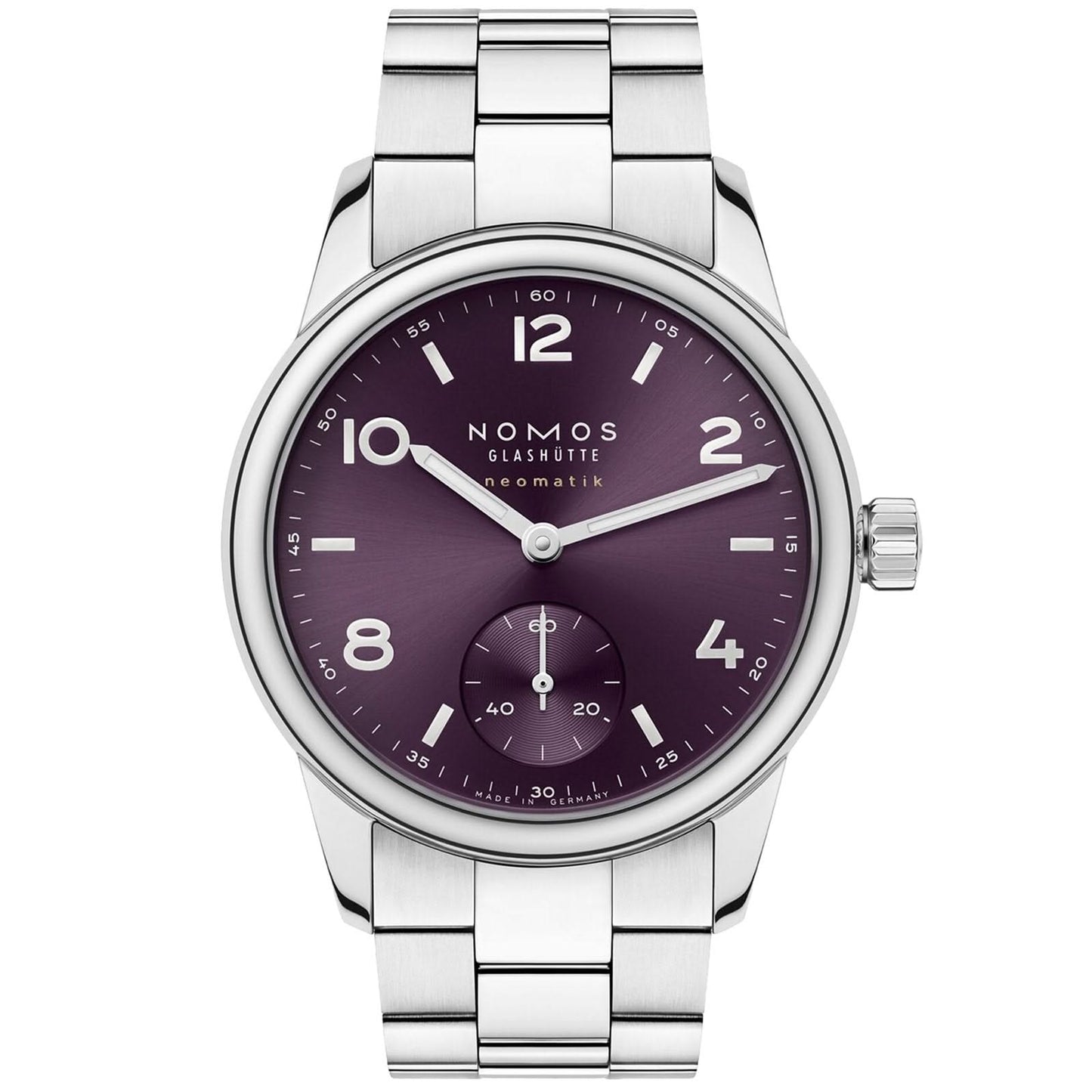Montre NOMOS Club Sport Neomatik violette 34 mm