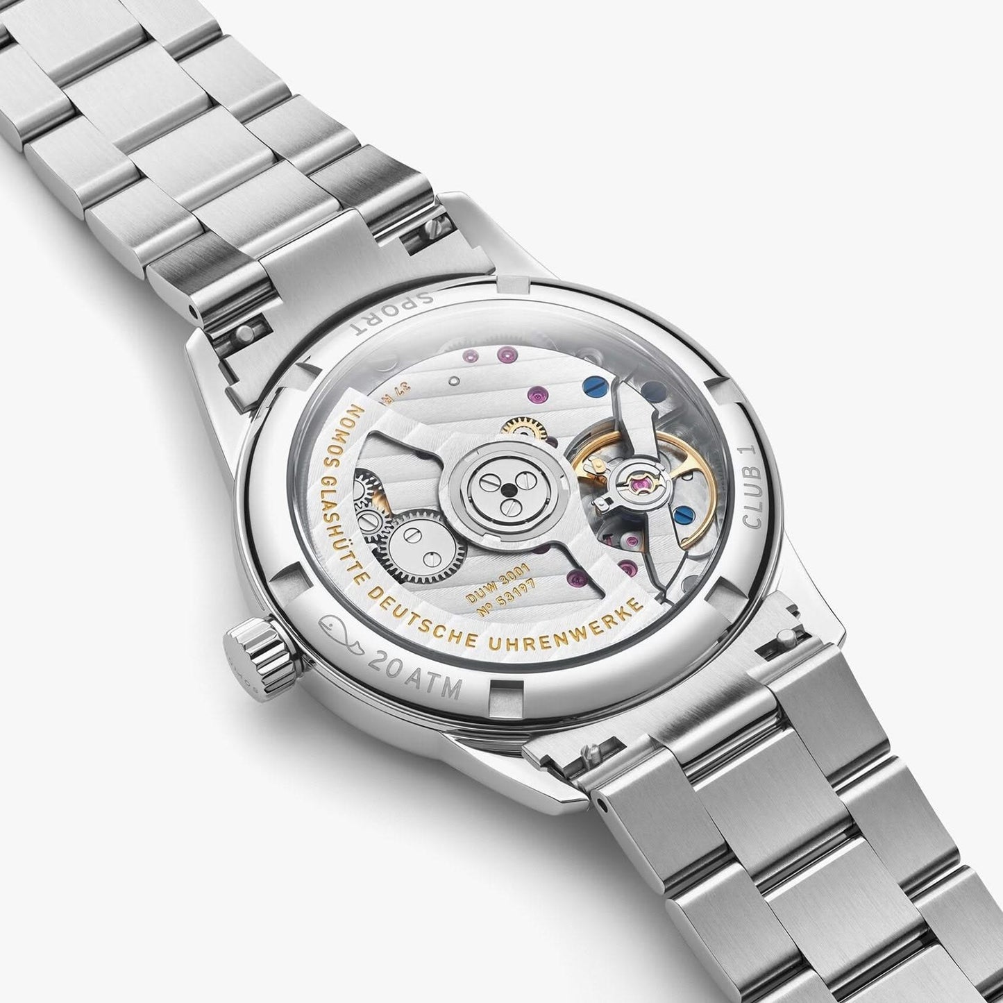Montre NOMOS Club Sport Neomatik violette 34 mm