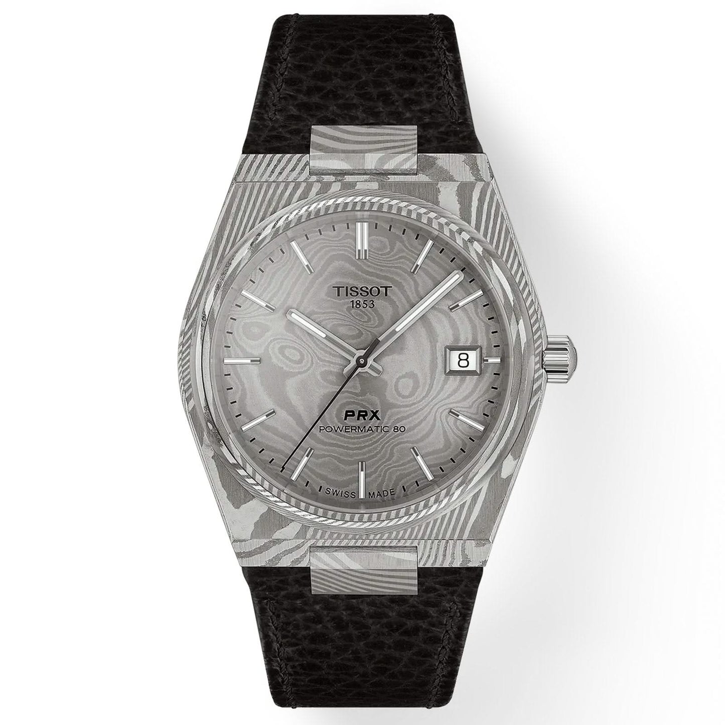 TISSOT PRX Damascus Steel 38mm Watch
