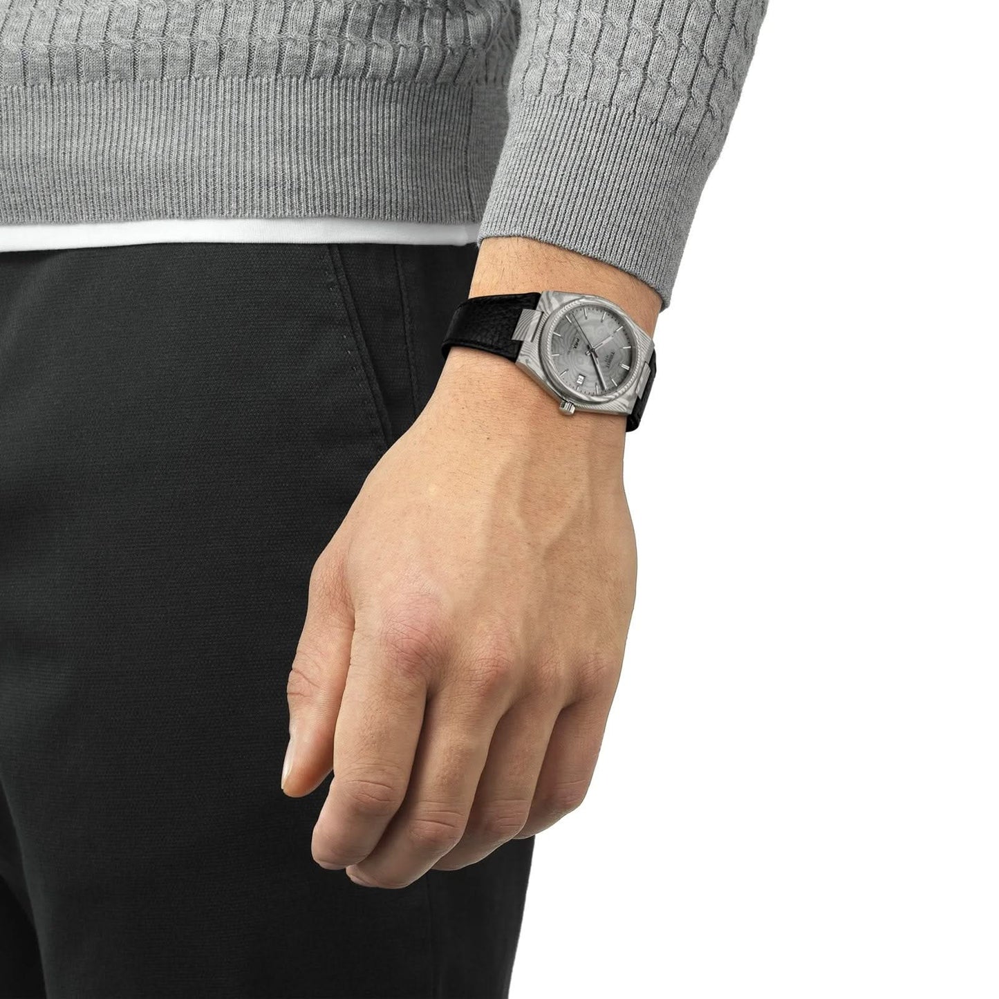 TISSOT PRX Damascus Steel 38mm Watch