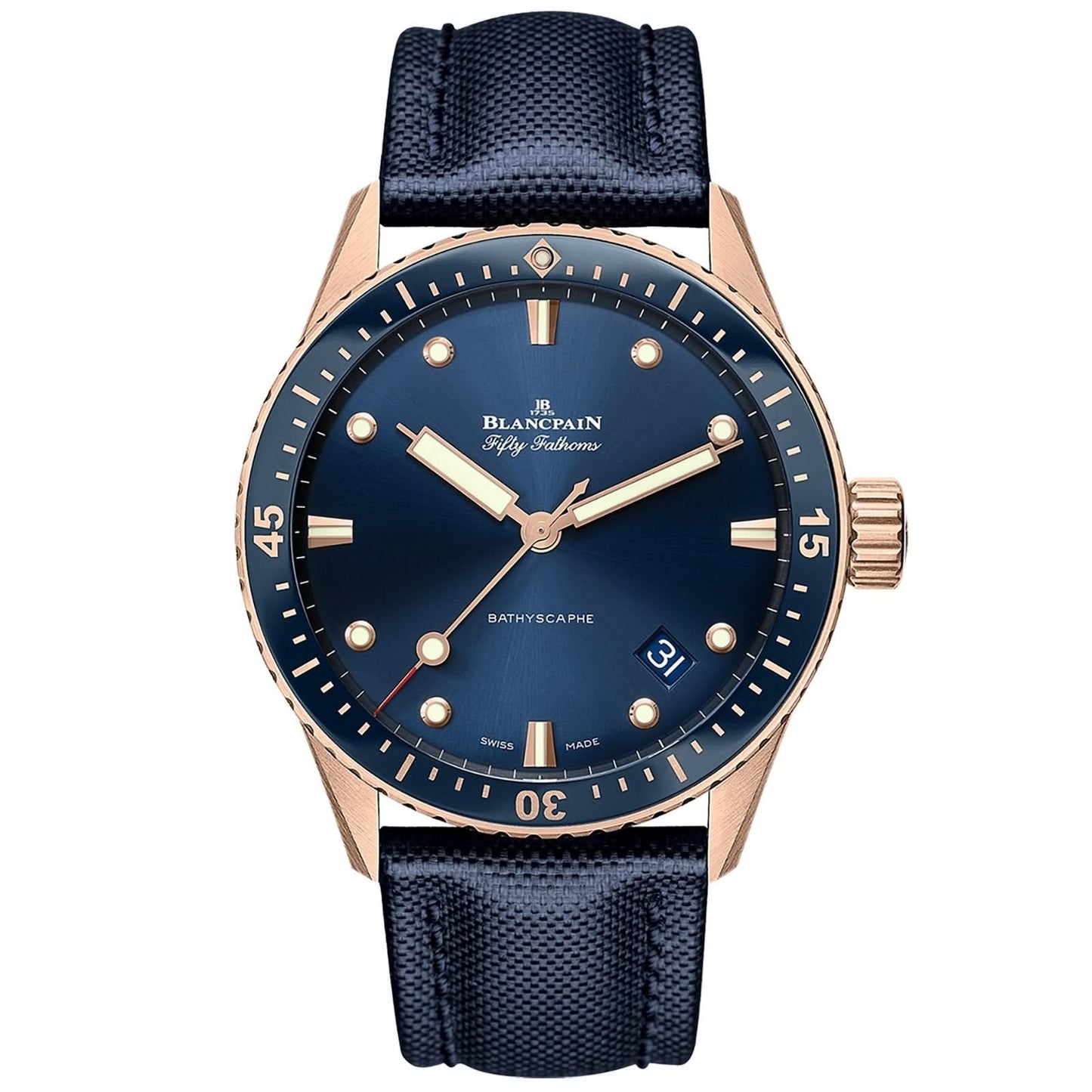 Blancpain Fifty Fathoms Bathyscaphe 43mm Watch