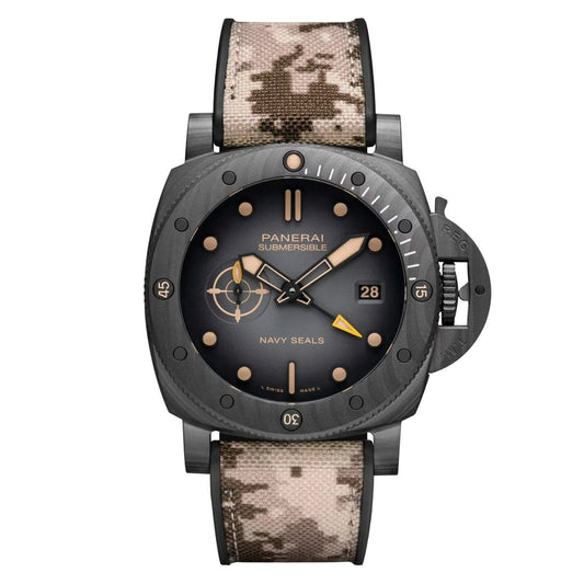 Submersible QuarantaQuattro GMT Navy SEALs Carbotech™