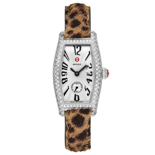 Годинник MICHELE Coquette Diamond & Leopard Print Hair Hair 32 мм