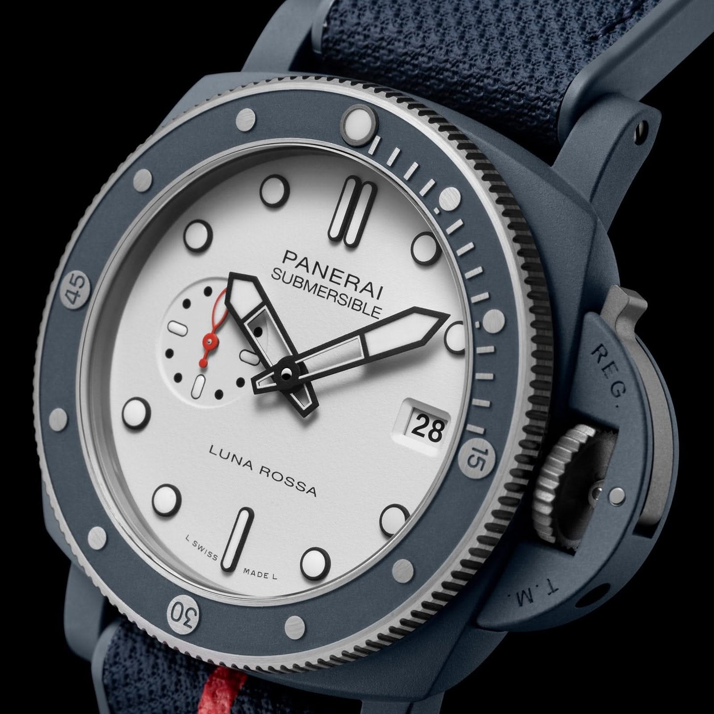 PANERAI Submersible QuarantaQuattro Luna Rossa Ti-Ceramitech™ 44mm Watch