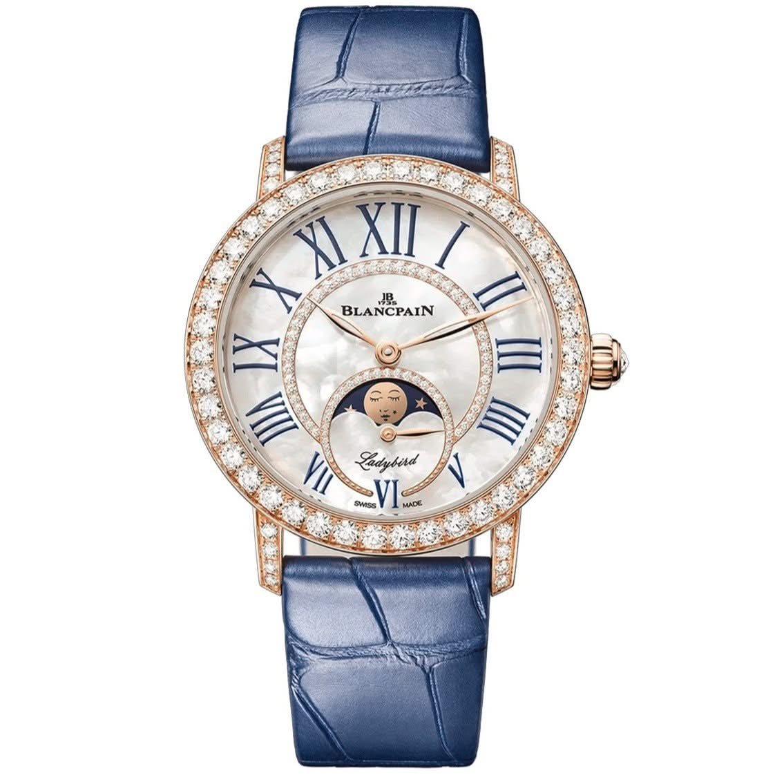 Montre Blancpain Ladybird Colors Phases de Lune 35 mm