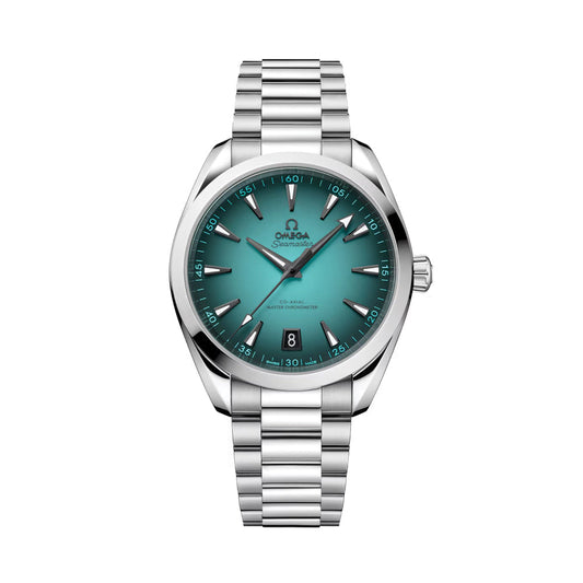 Seamaster Aqua Terra 150M 41 мм - бірюзовий на браслеті
