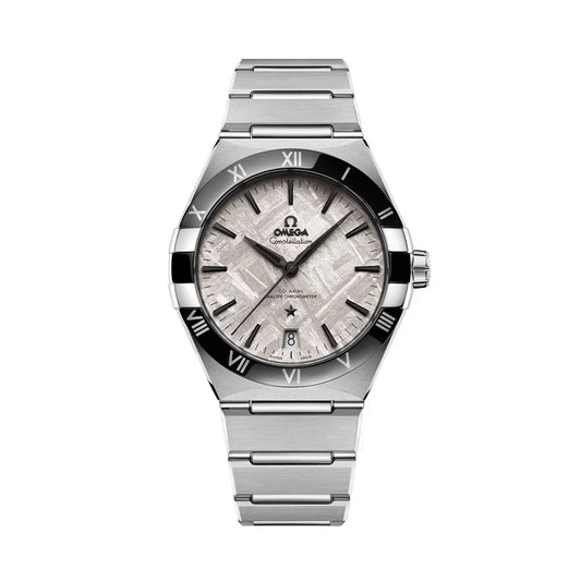 Konstellasie 41mm - Grys meteoriet op armband