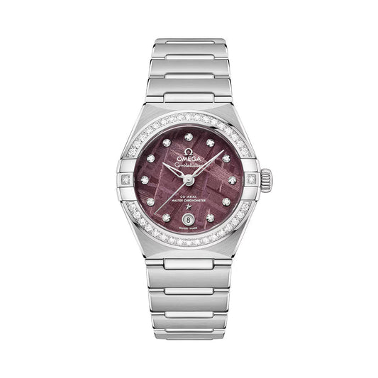 Konstellasie diamante 29mm - Pers meteoriet op armband