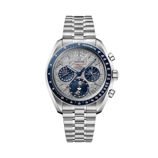 Speedmaster Moonphase Meteorite 43mm - Galvanic Grey on Bracelet
