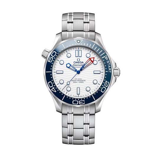 Seamaster Diver 300M America's Cup 42mm - White on Bracelet