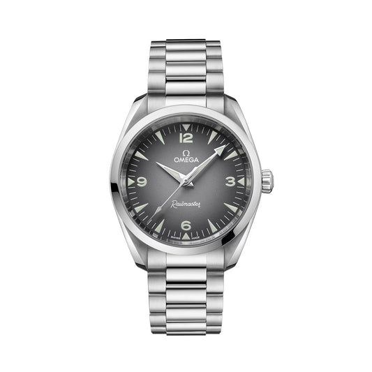 Seamaster Railmaster 38 мм - сірий на браслеті