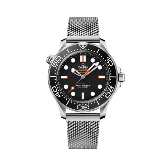 Seamaster Diver 300M 42 мм - чорний браслет із сіткою