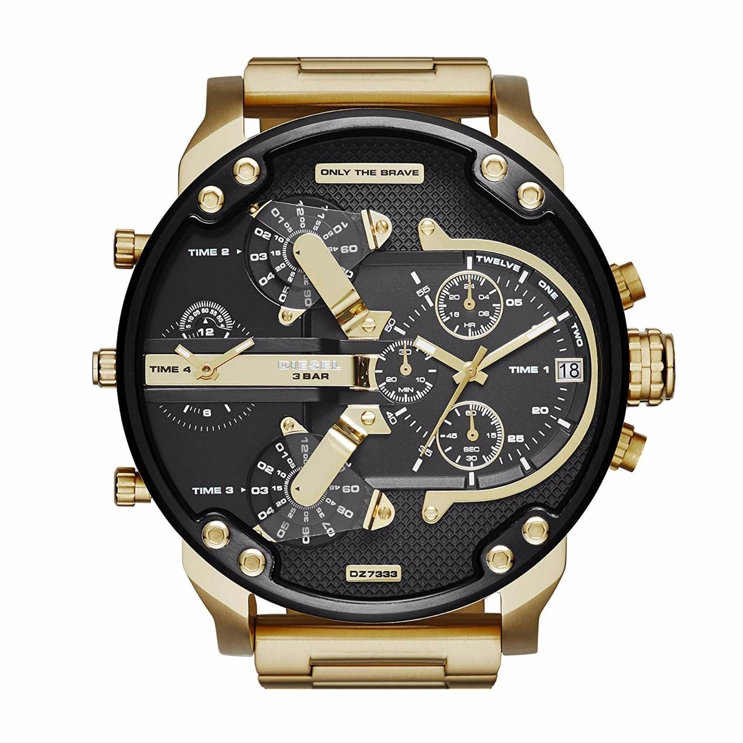 Diesel Men's Daddy 2.0 Gold Chronograph Watch