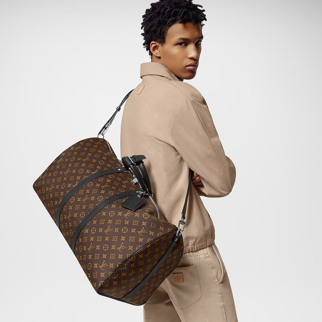 Unisex  L-Luxury Monogram Travel Bag – Elegance On the Go