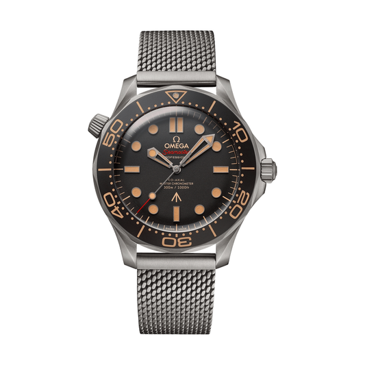 Seamaster Diver 300M 007 Edition Titanium 42 мм - коричневий на браслеті