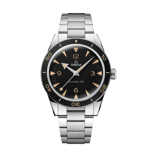 Seamaster 300 41 мм - чорний на браслеті